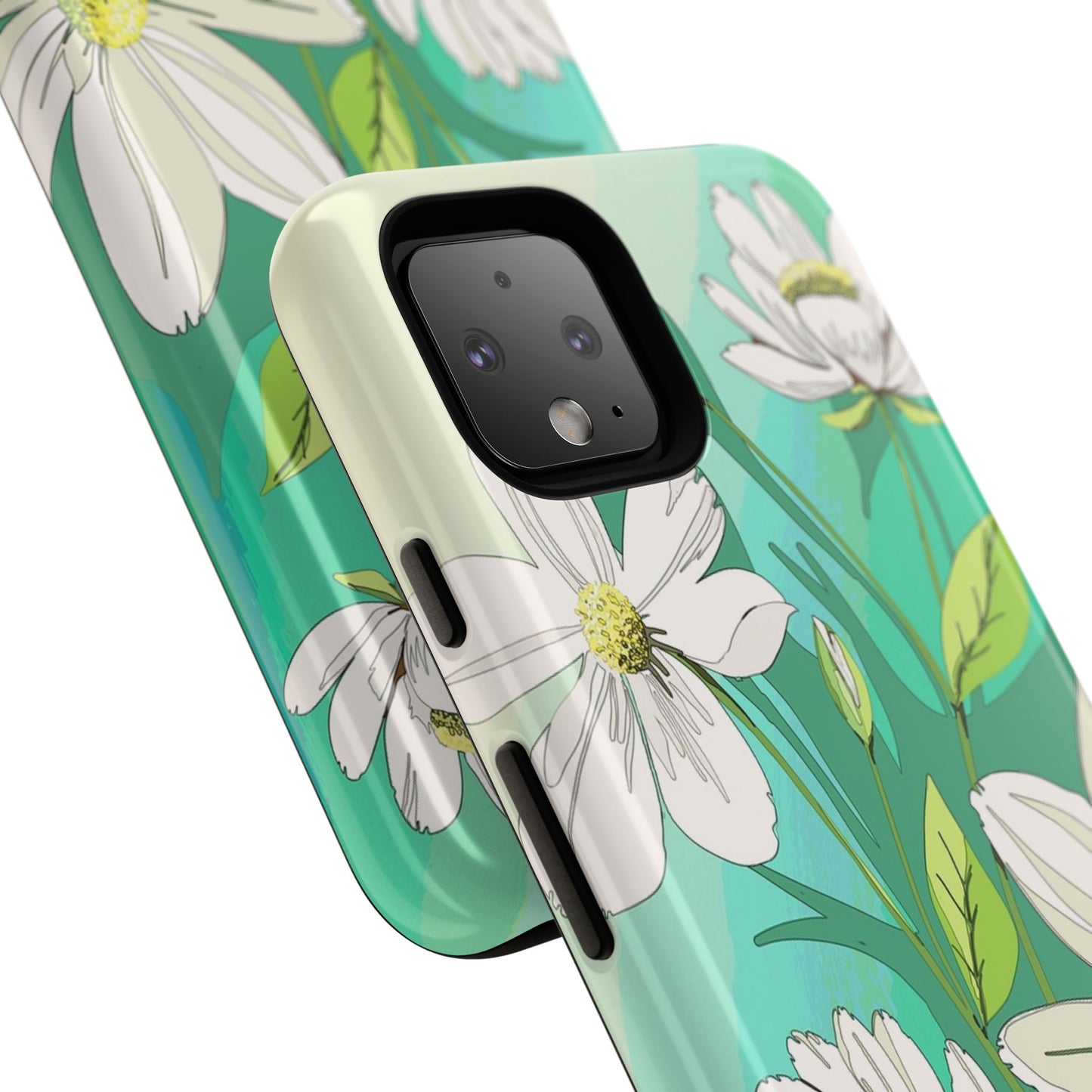 Floral Phone Case, Tough Cases, Flower Design, Nature Inspired, Eco-Friendly Cover, Unique Gift for Her, Spring Accessories