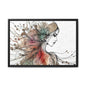 Matte Canvas, Framed (Multi-color) - Girl Whispers