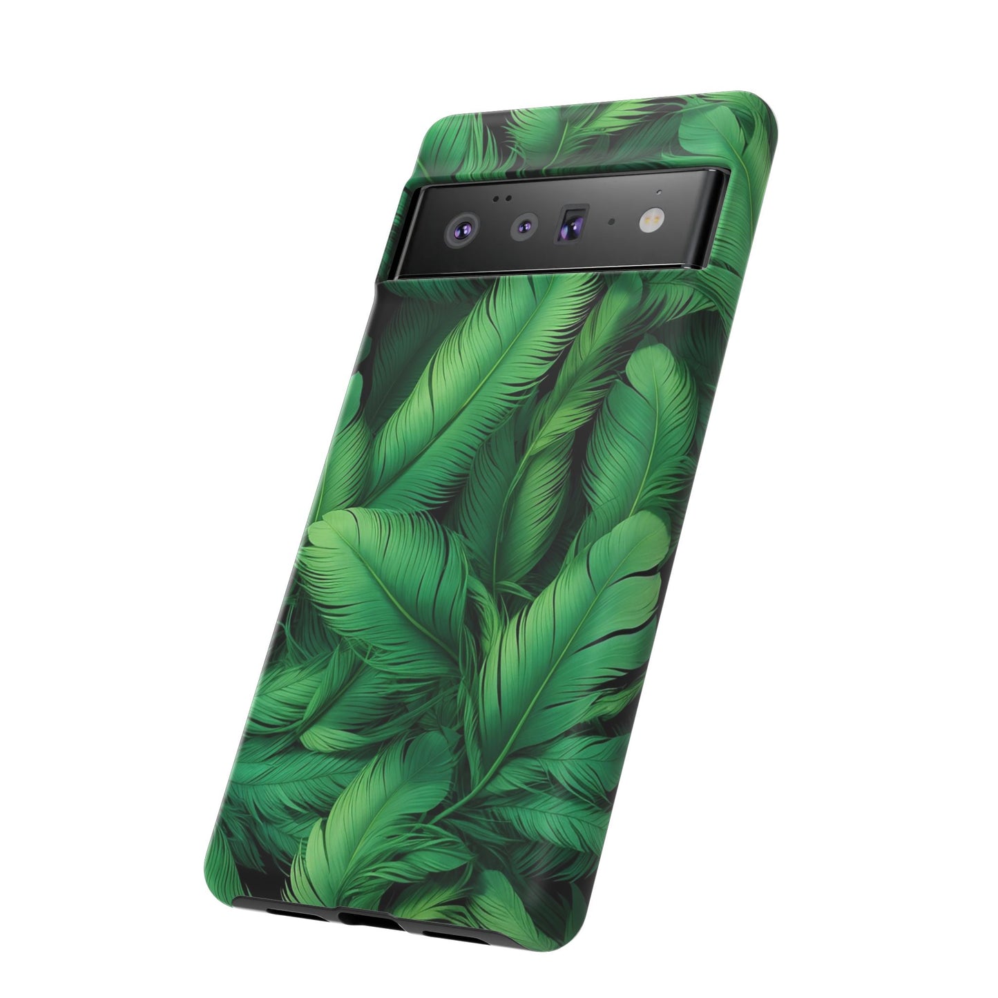 Tough Cases - Tropical Leaf Phone Case, Nature-inspired, Phone Accessory, Gift for Her, Jungle Theme, Eco-Friendly