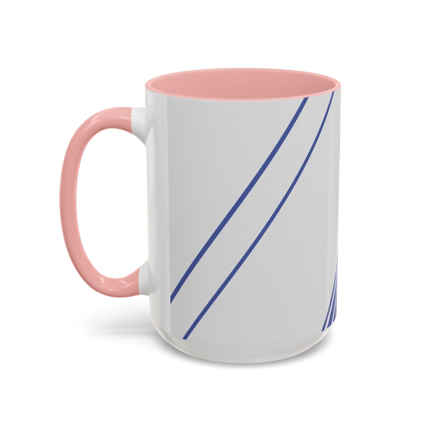 Elegant Stripe Accent Coffee Mug - Perfect for Gifts, Home Decor, Office, Birthdays, and Tea Lovers