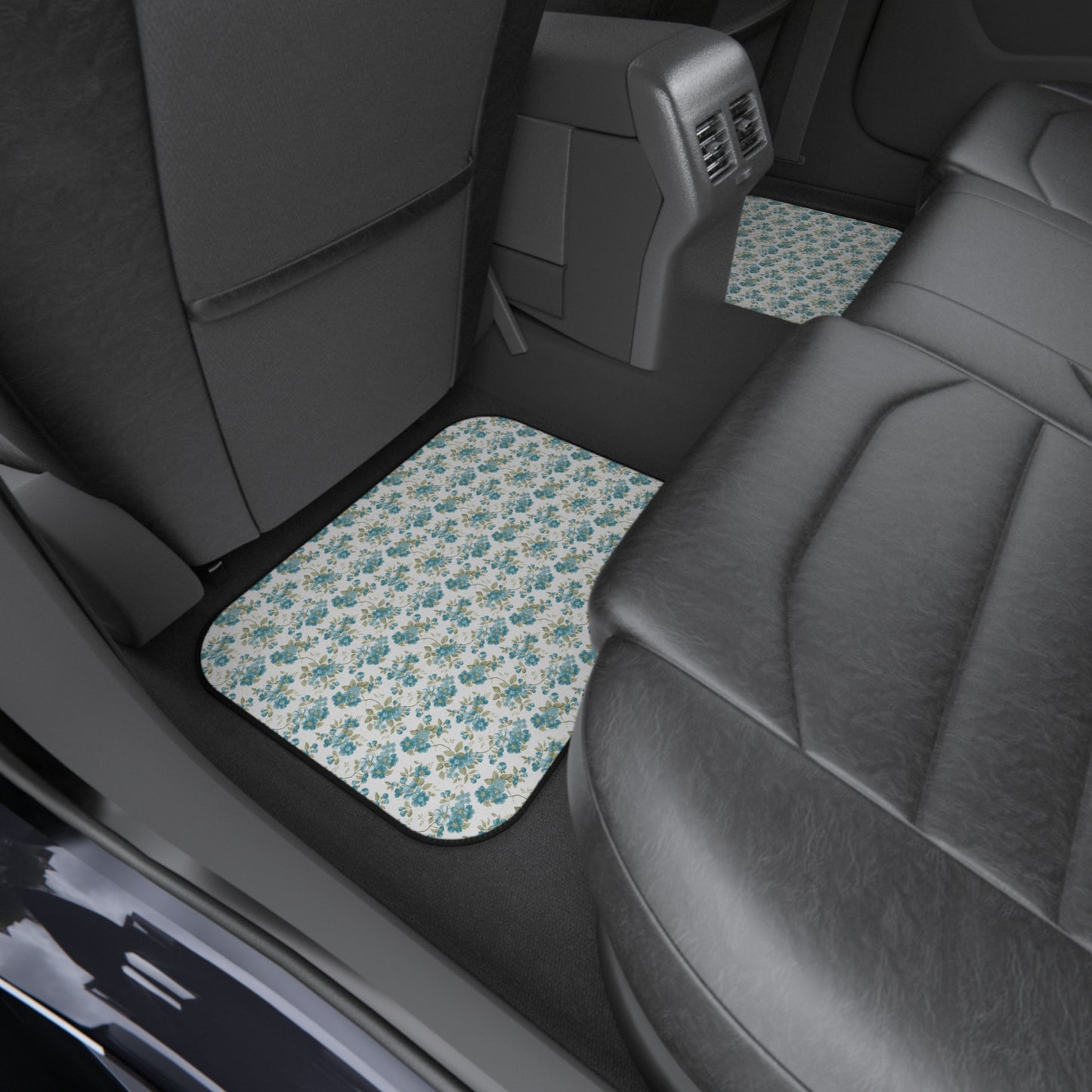 Stylish Car Mats (Set of 4) - Floral Design, Vehicle Accessories for Home Decor, Gift for Car Enthusiasts, Road Trip Essentials, [...]