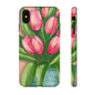 Floral Phone Case with Vibrant Tulips - Tough Cases for Garden Lovers, Spring Gifts, Nature Enthusiasts, Unique Gadget Accessories, [...]