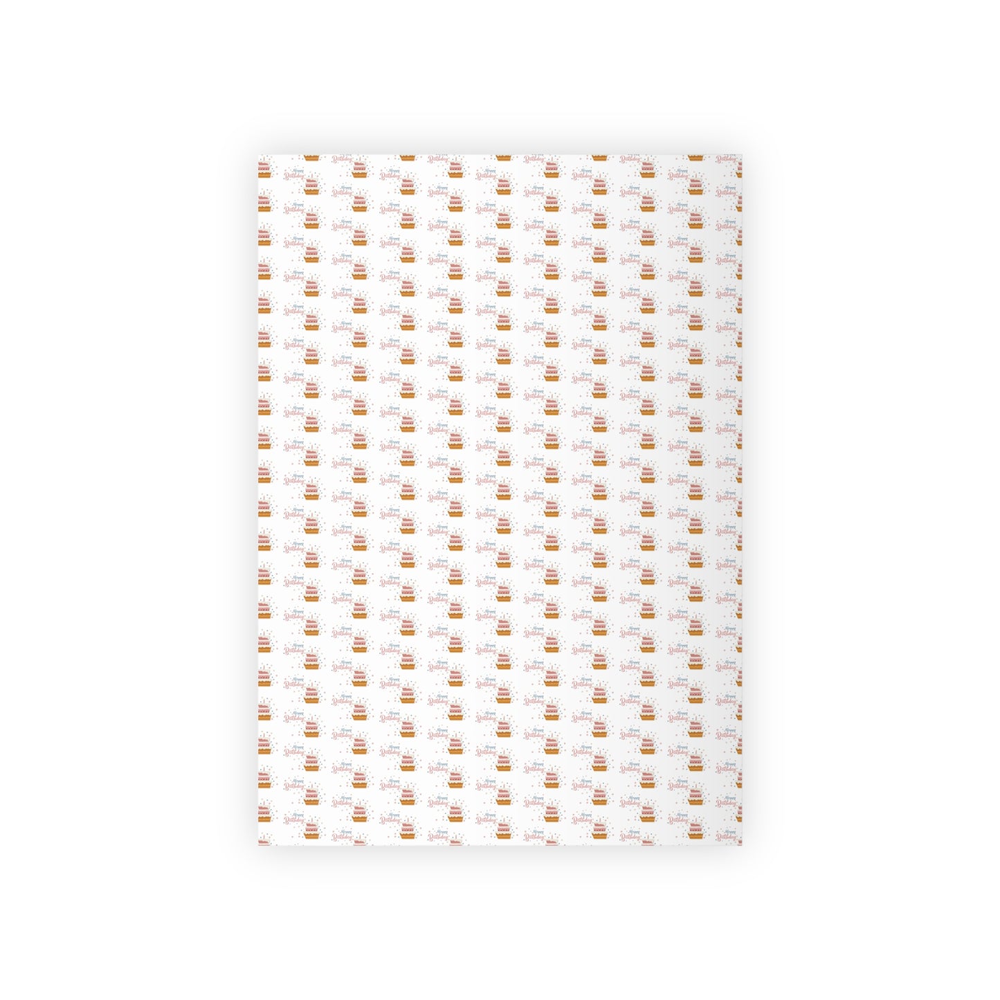 Birthday Cake Gift Wrap Roll, Wrapping Paper for Occasions, Festive Gift Wrap, Birthday Party Decor, Cute Gift Packaging