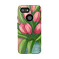 Floral Phone Case with Vibrant Tulips - Tough Cases for Garden Lovers, Spring Gifts, Nature Enthusiasts, Unique Gadget Accessories, [...]