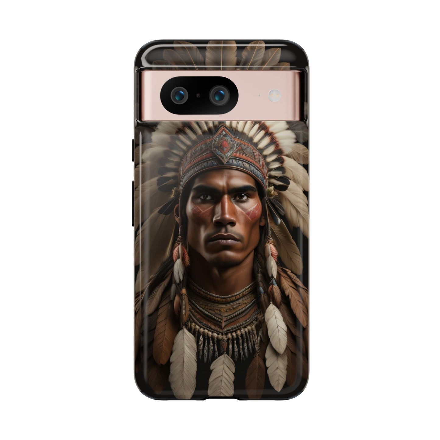 Native American Art Phone Case, Strong Culture Design, Unique Gift for Him or Her, Tough Cases, Customizable Protector, Tribal Style