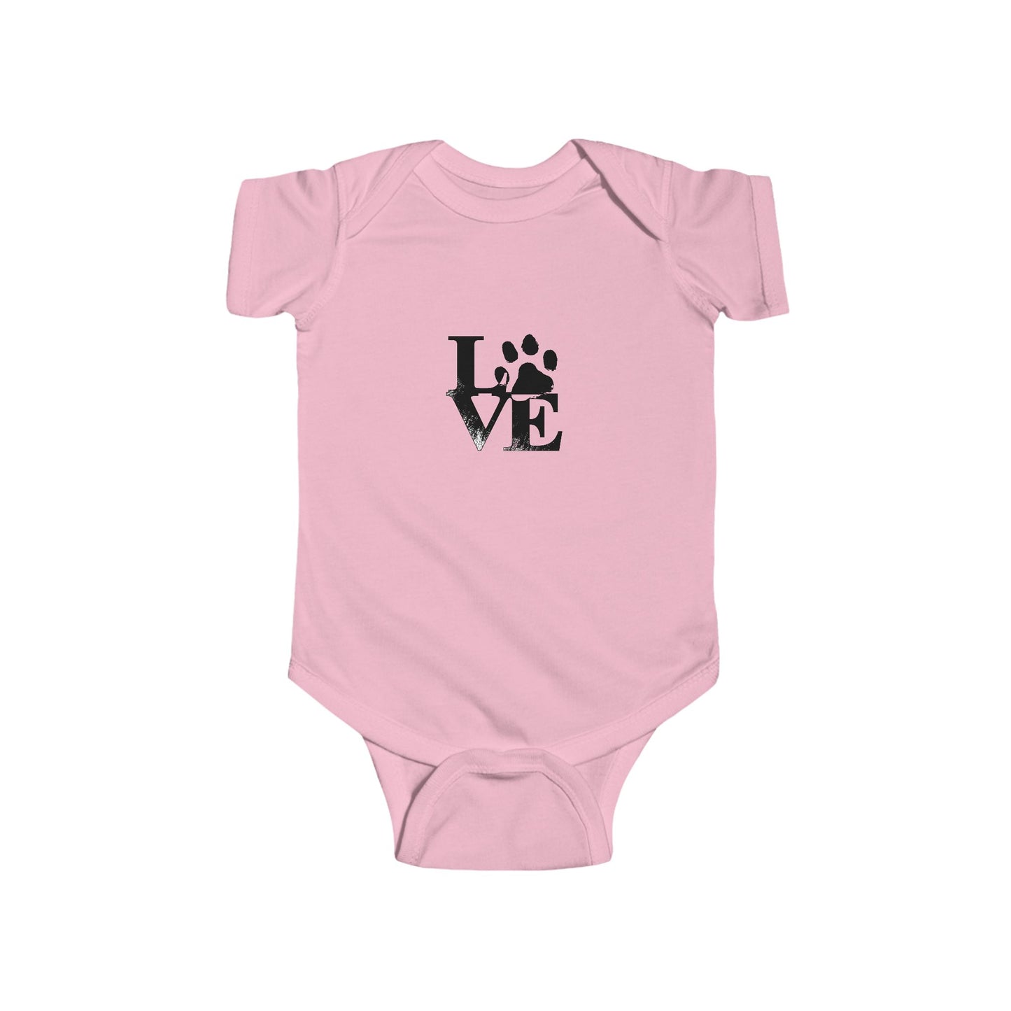 Paw Print Love Infant Bodysuit, Cute Baby Outfit, Pet Lover Gift, Newborn Clothes, Baby Shower Gift