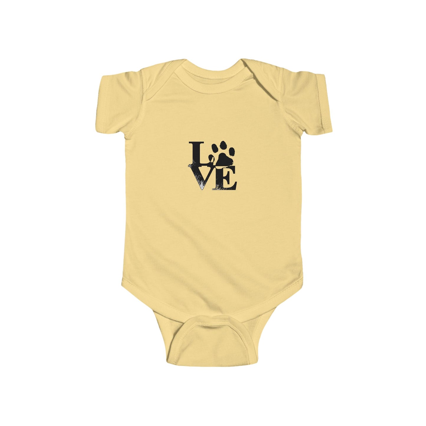 Paw Print Love Infant Bodysuit, Cute Baby Outfit, Pet Lover Gift, Newborn Clothes, Baby Shower Gift