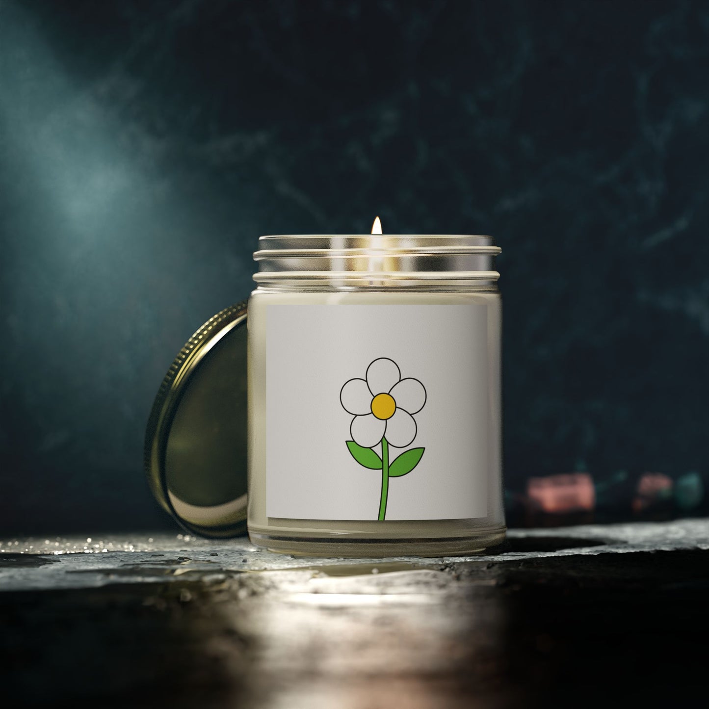 Flower-Designed Scented Candles | Relaxing Aromatherapy Gift, Home Décor, Self-Care, Eco-Friendly Candle
