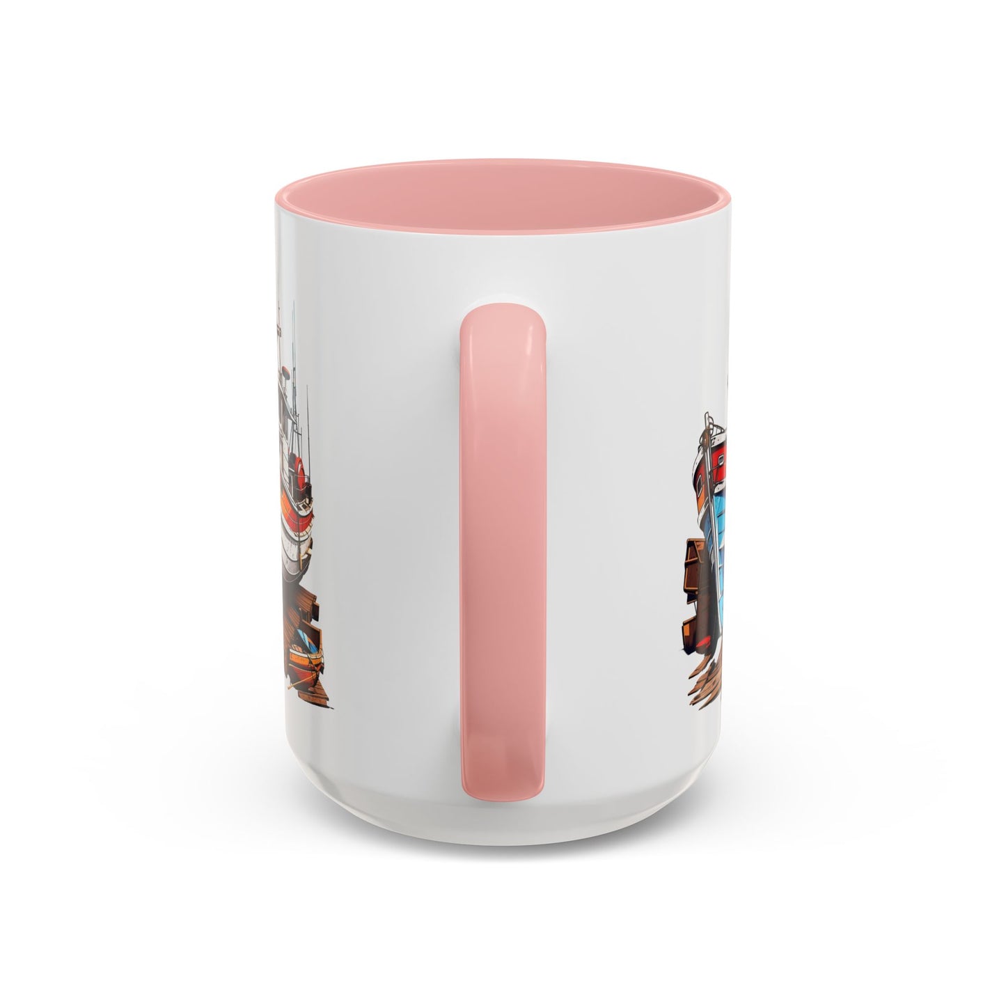 Nautical Accent Coffee Mug | Perfect for Boat Lovers, Sailor Gifts, Coastal Decor, Unique Gift Idea, Custom Artwork Mug