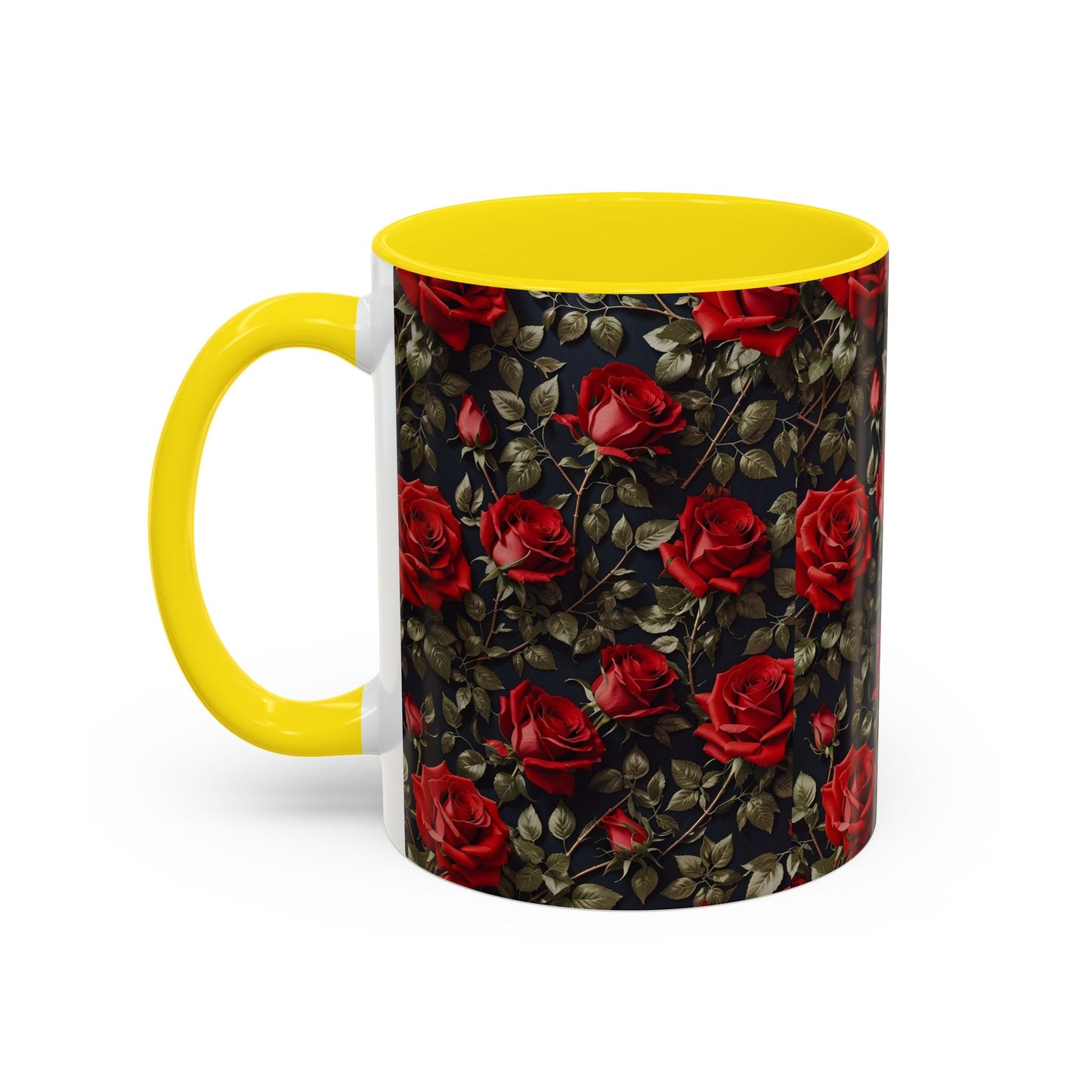 Elegant Floral Accent Coffee Mug - Perfect for Garden Lovers, Home Decor, Gift for Her, Tea Lovers, Mother's Day