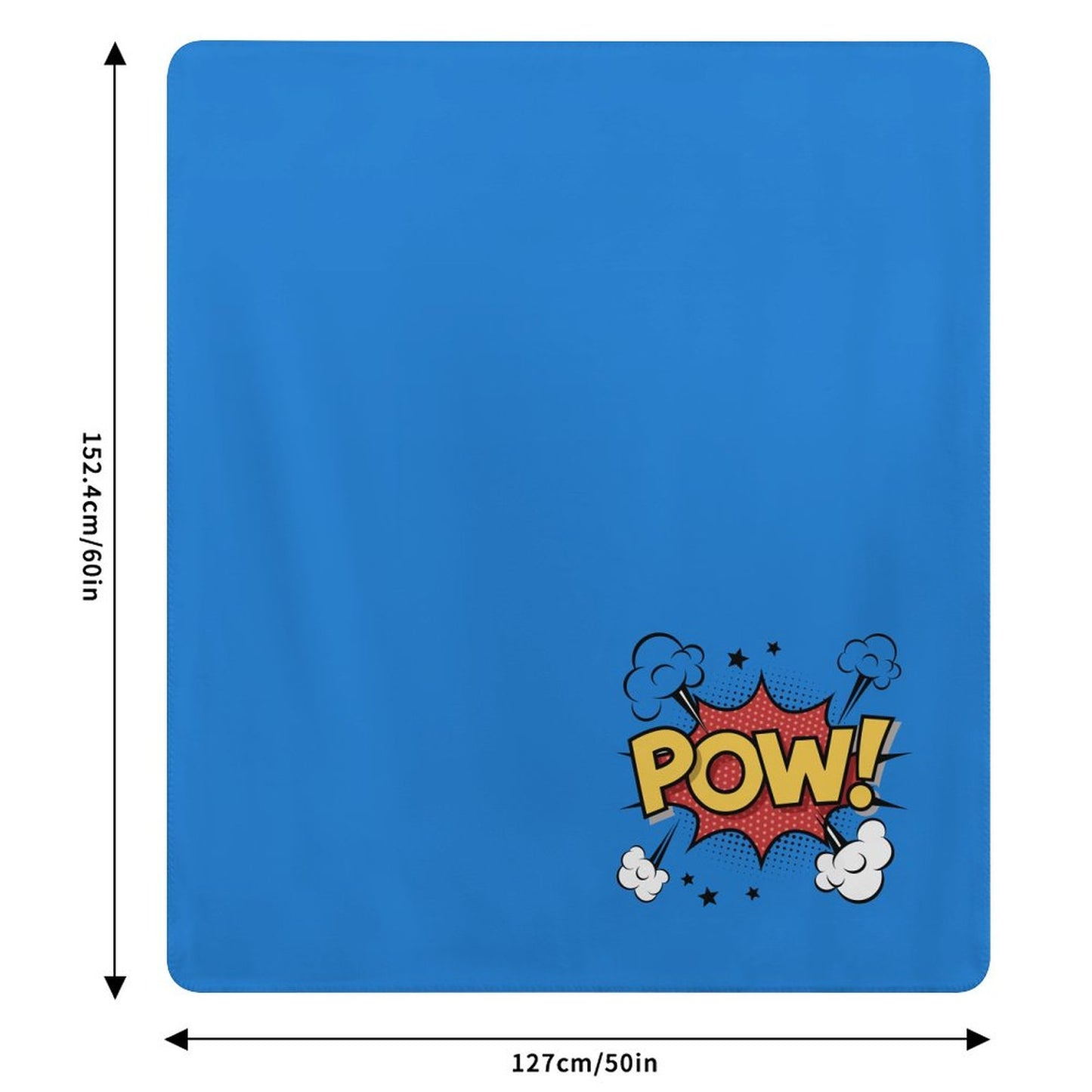 Sherpa Fleece Throw Blanket-50"×60"