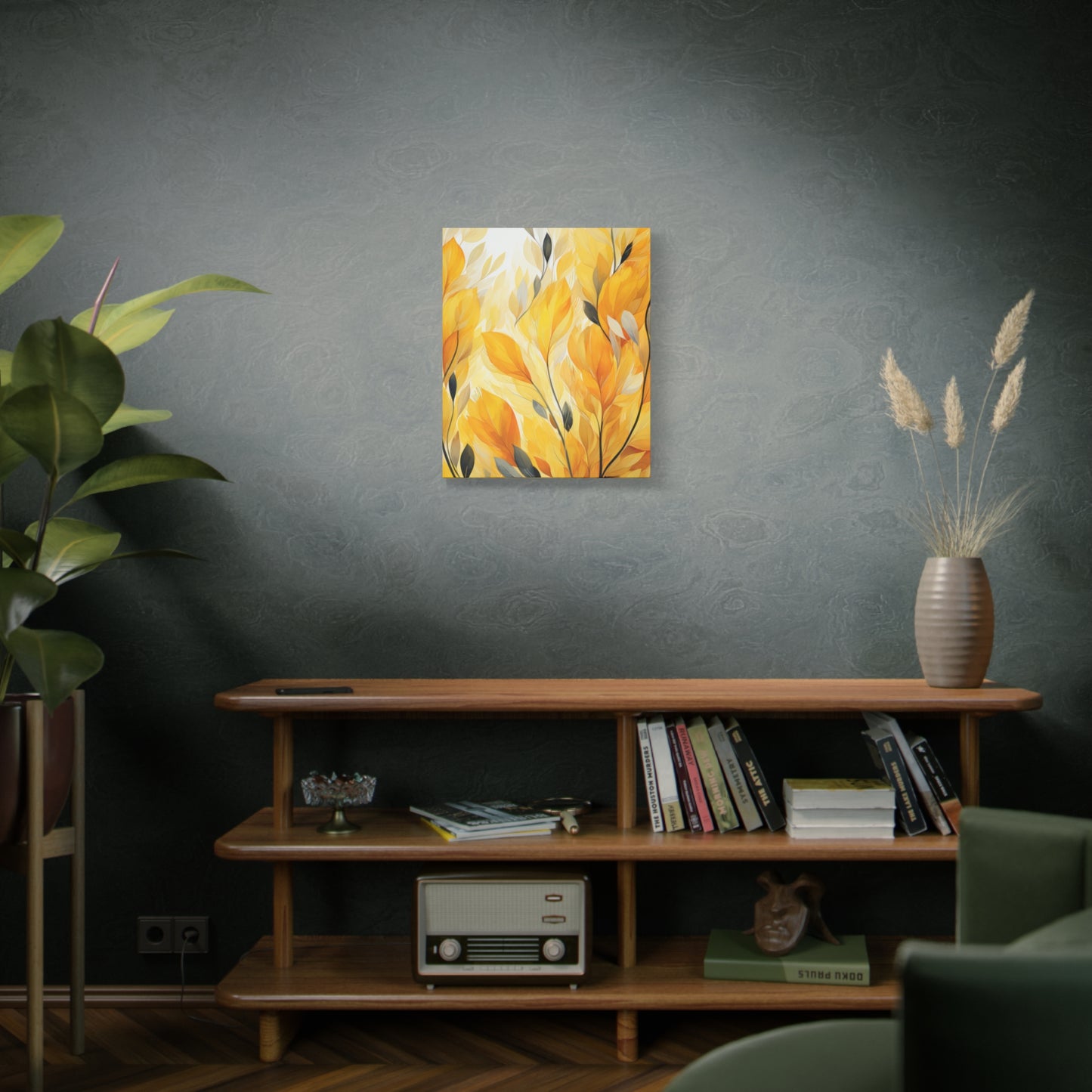 Gorgeous Yellow Matte Canvas Art Print, Stretched, 1.25"