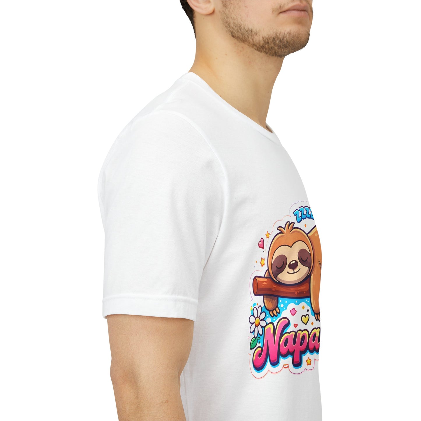 Napaholic Sloth Tee — Cute Sleeping Sloth 'Napaholic' Graphic T-Shirt