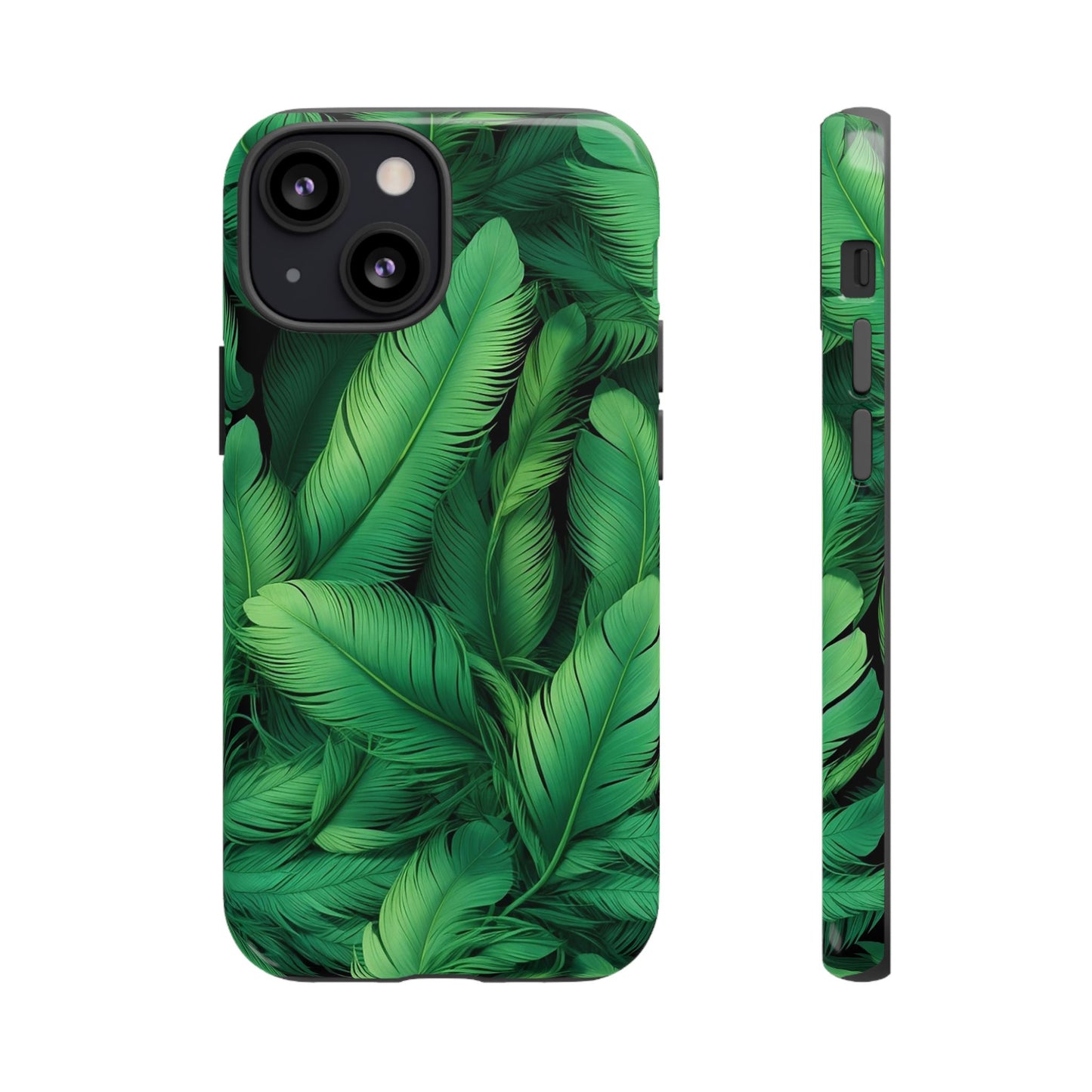 Tough Cases - Tropical Leaf Phone Case, Nature-inspired, Phone Accessory, Gift for Her, Jungle Theme, Eco-Friendly