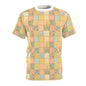 Patchwork Floral Tee — Pastel Vintage Quilt All-Over Print T-Shirt