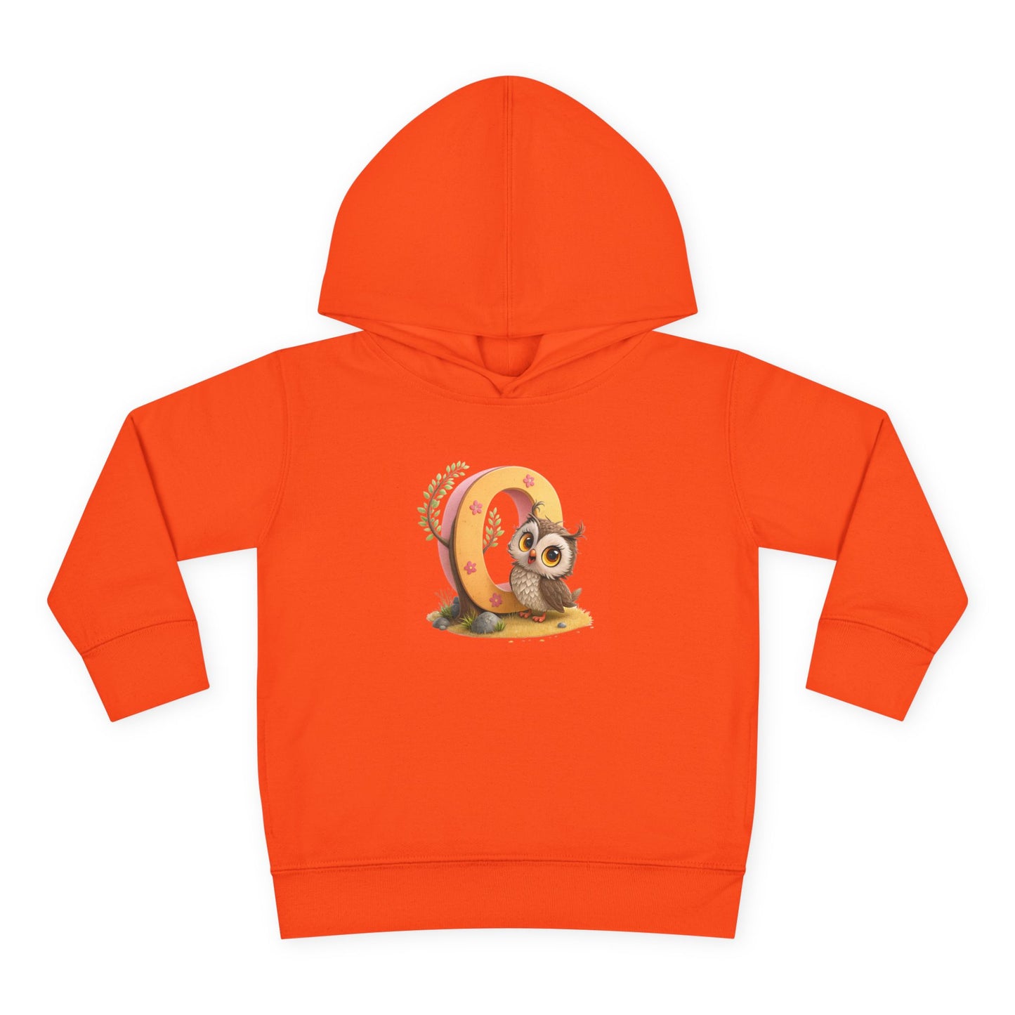 Adorable Toddler Owl Pullover Fleece Hoodie, Cute Kids Hoodie, Owl Design, Cozy Toddler Apparel, Perfect for Gifts and Playtime