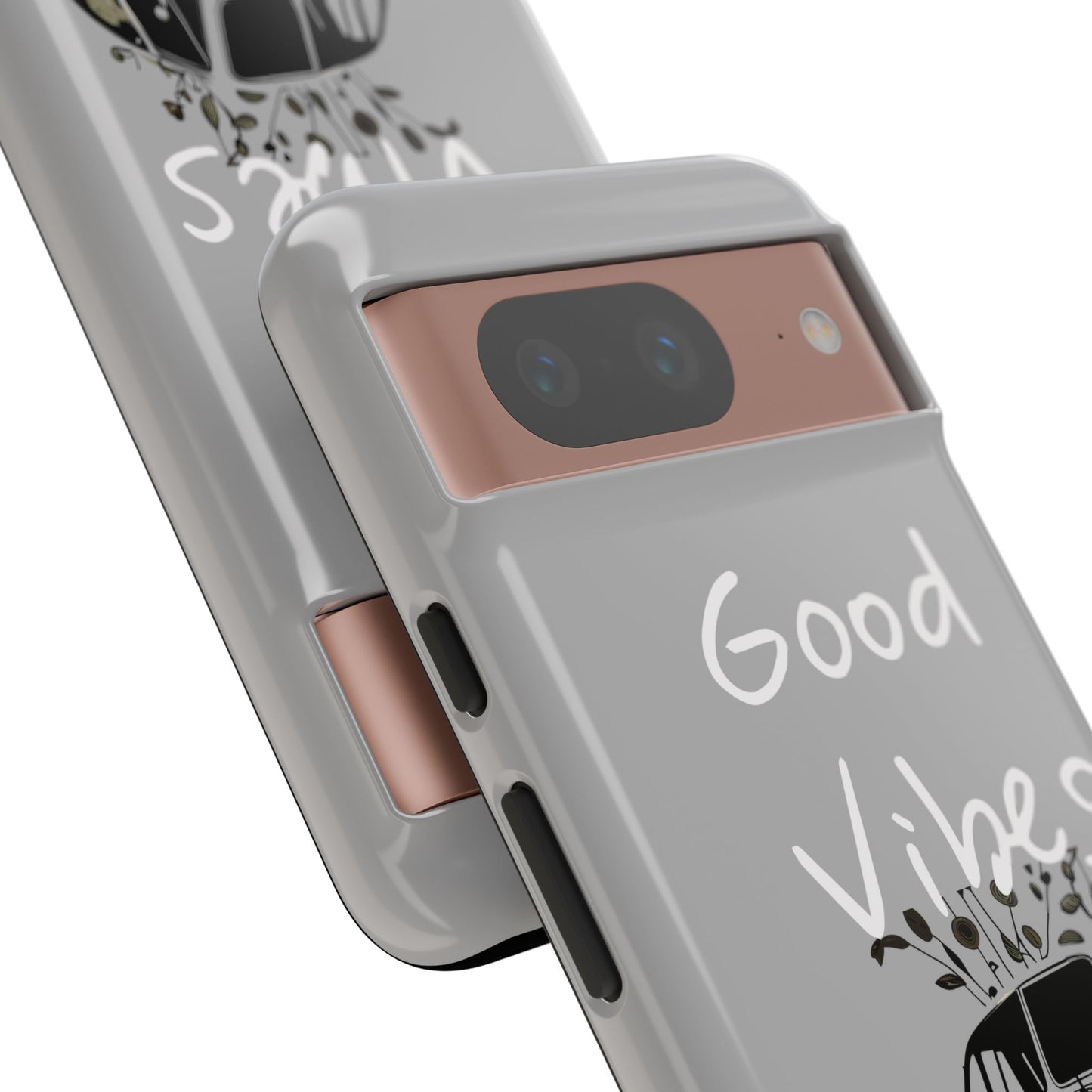 Floral Phone Case | Good Vibes, Phone Accessories, Gift for Her, Trendy Tech, Summer Vibes, Birthday Gift