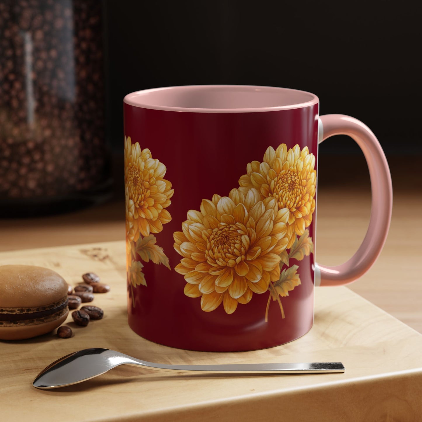 Beautiful Floral Accent Coffee Mug | Perfect Gift for Flower Lovers, Home Decor, Cozy Vibes, Mother’s Day, and Birthdays