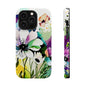 Floral Watercolor Magnetic Phone Case — Impact‑Resistant Protective Cover