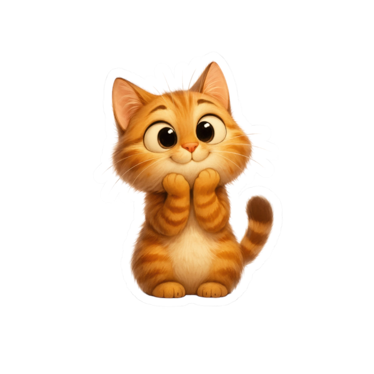 Adorable Cat Kiss-Cut Stickers - Perfect for Cat Lovers and Personalization