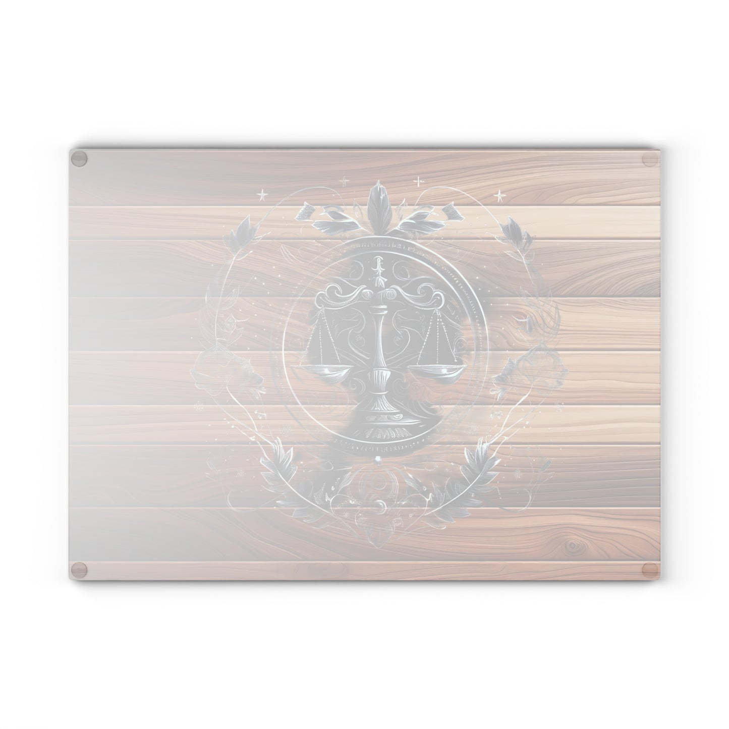 Elegant Law Theme Glass Cutting Board - Perfect for Gifts, Home Decor, Kitchenware, Legal Professionals, Housewarming