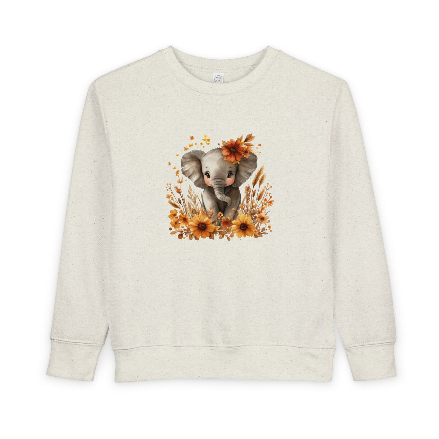 Adorable Elephant Toddler Sweatshirt - Cute Kids Apparel, Gift for Birthday, Baby Shower, Fall Fashion, Cozy Everyday Wear