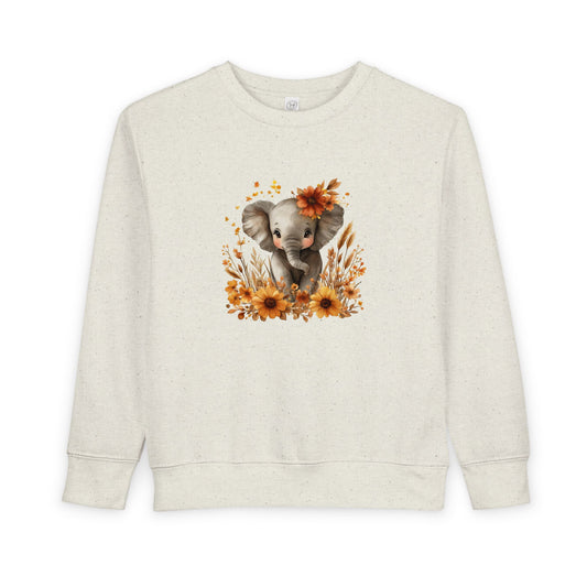 Adorable Elephant Toddler Sweatshirt - Cute Kids Apparel, Gift for Birthday, Baby Shower, Fall Fashion, Cozy Everyday Wear