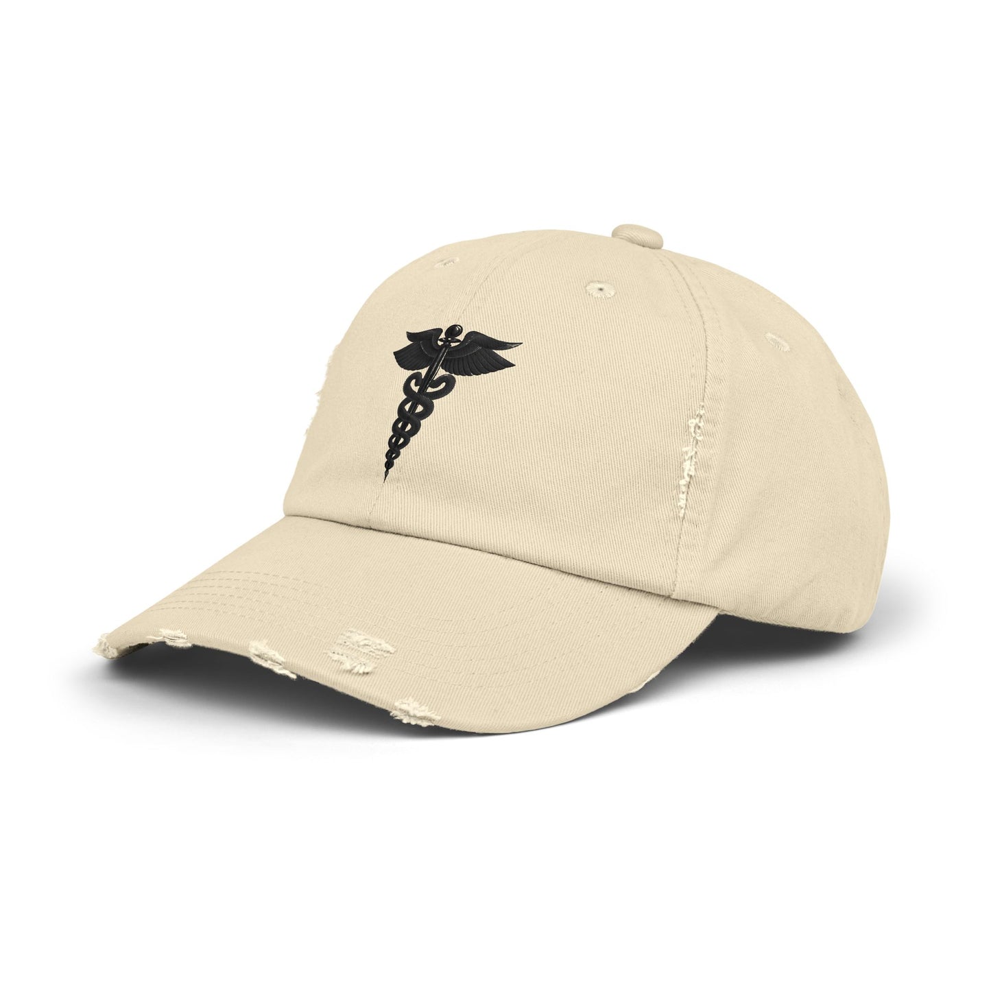 Unisex Distressed Cap with Caduceus Design, Perfect Gift for Healthcare Workers, Casual Style for Every Occasion, Fashionable Medical [...]