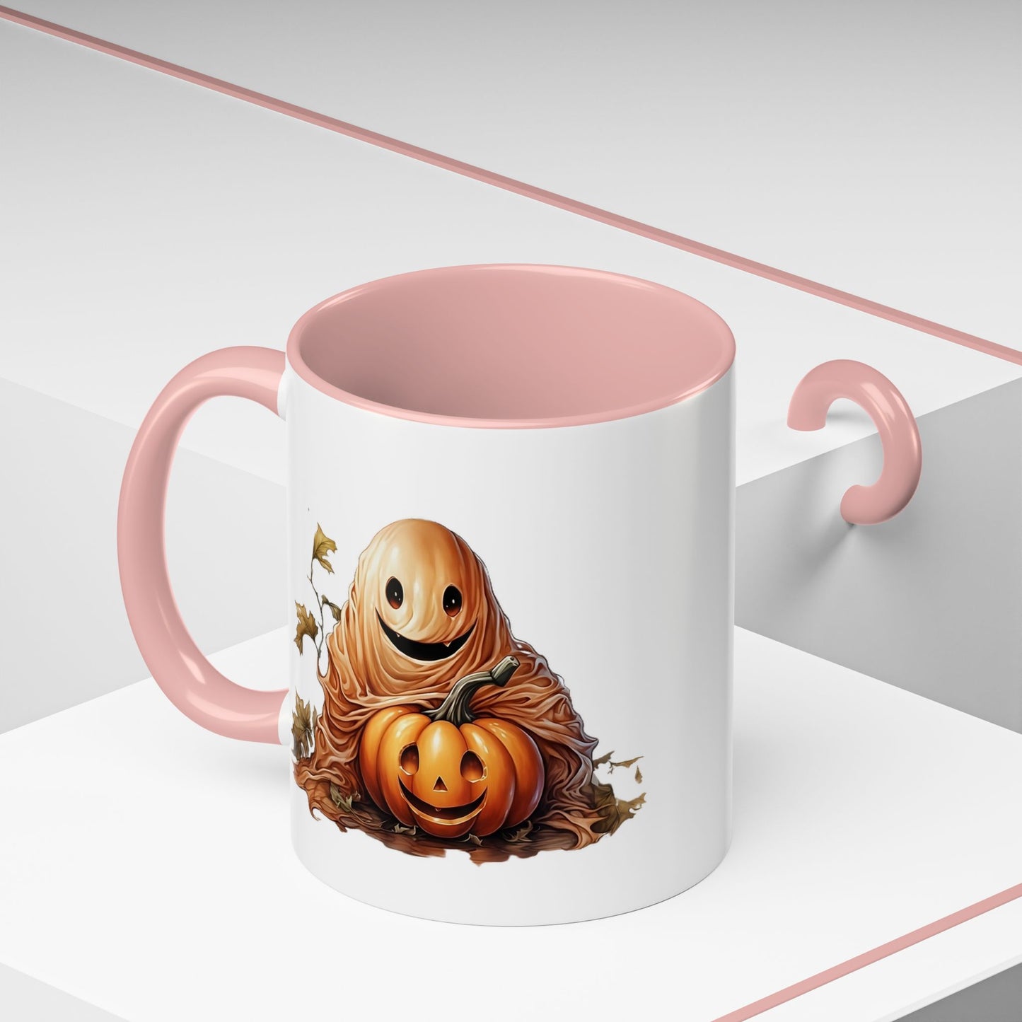 Whimsical Halloween Coffee Mug | Pumpkin-Inspired Drinkware, Cute Fall Decor, Gift for Pumpkin Lovers, Cozy Autumn Vibe
