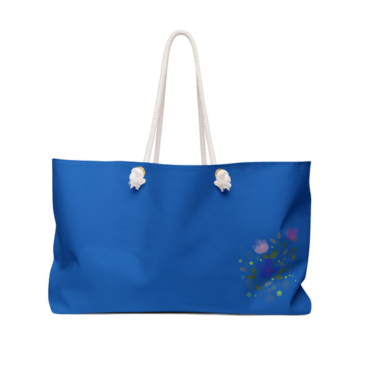 Floral Weekender Bag, Stylish Travel Tote, Beach Bag, Weekend Getaway, Summer Adventure, Gift for Her
