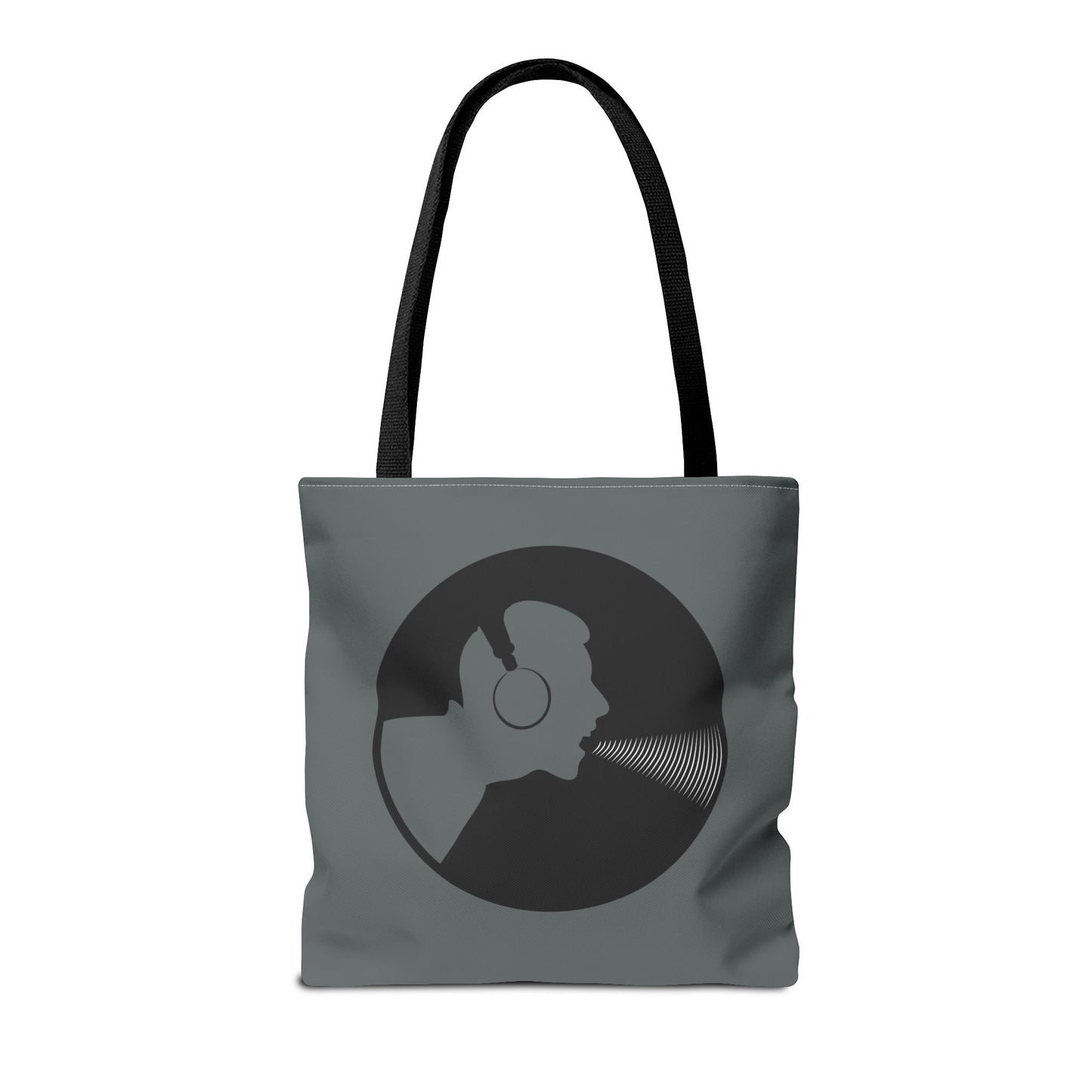 Music Lover's Tote Bag, Stylish Bag for Vinyl Enthusiasts, Gift for Music Lovers, Unique Shopping Tote, Record Player Accessory