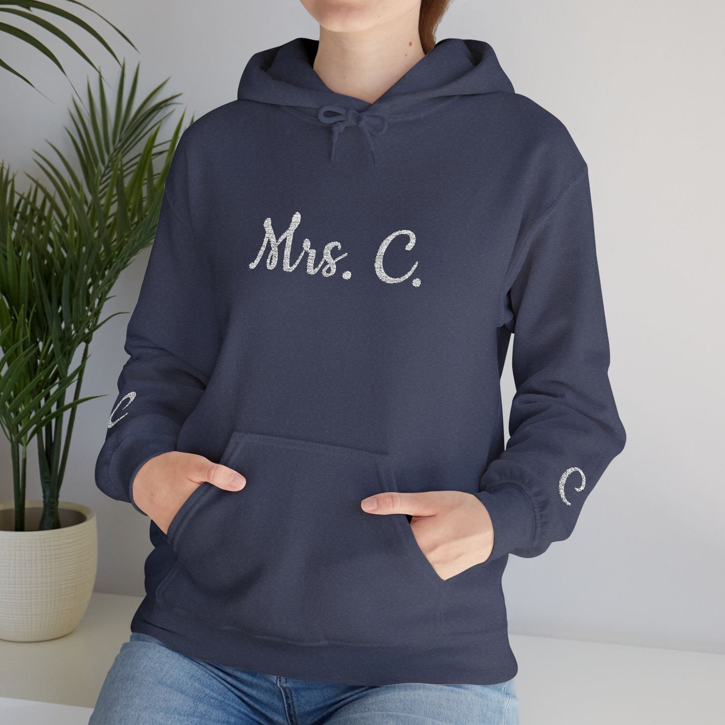 Personalized Hooded Sweatshirt, Gift for Teachers, Proud Teacher Apparel, Birthday Gift, Customized Sweatshirt
