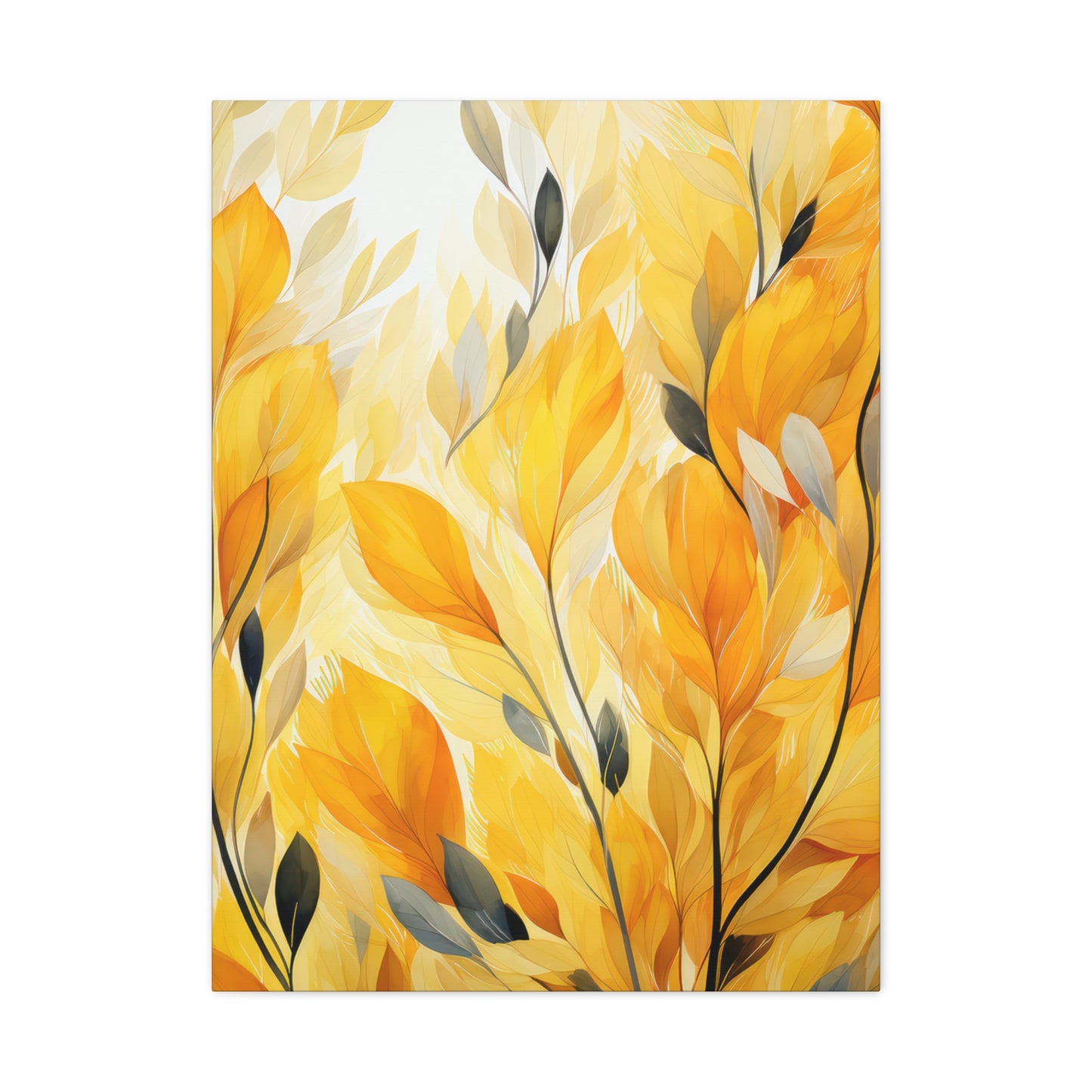 Gorgeous Yellow Matte Canvas Art Print, Stretched, 1.25"
