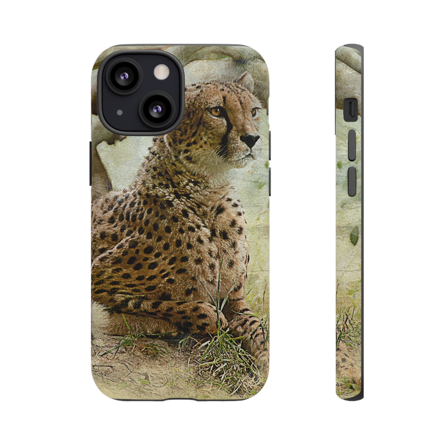 Cheetah Phone Case, Tough Cases, Animal Lover Gift, Wildlife Protection, Eco-Friendly Mobile Cover, Unique Phone Accessory