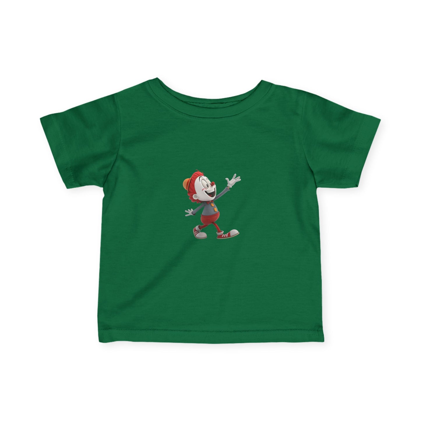 Infant Cartoon Character Tee, Cute Baby T-shirt, Kids' Playwear, Birthday Gift, Toddler Apparel, Funny Baby Shirt