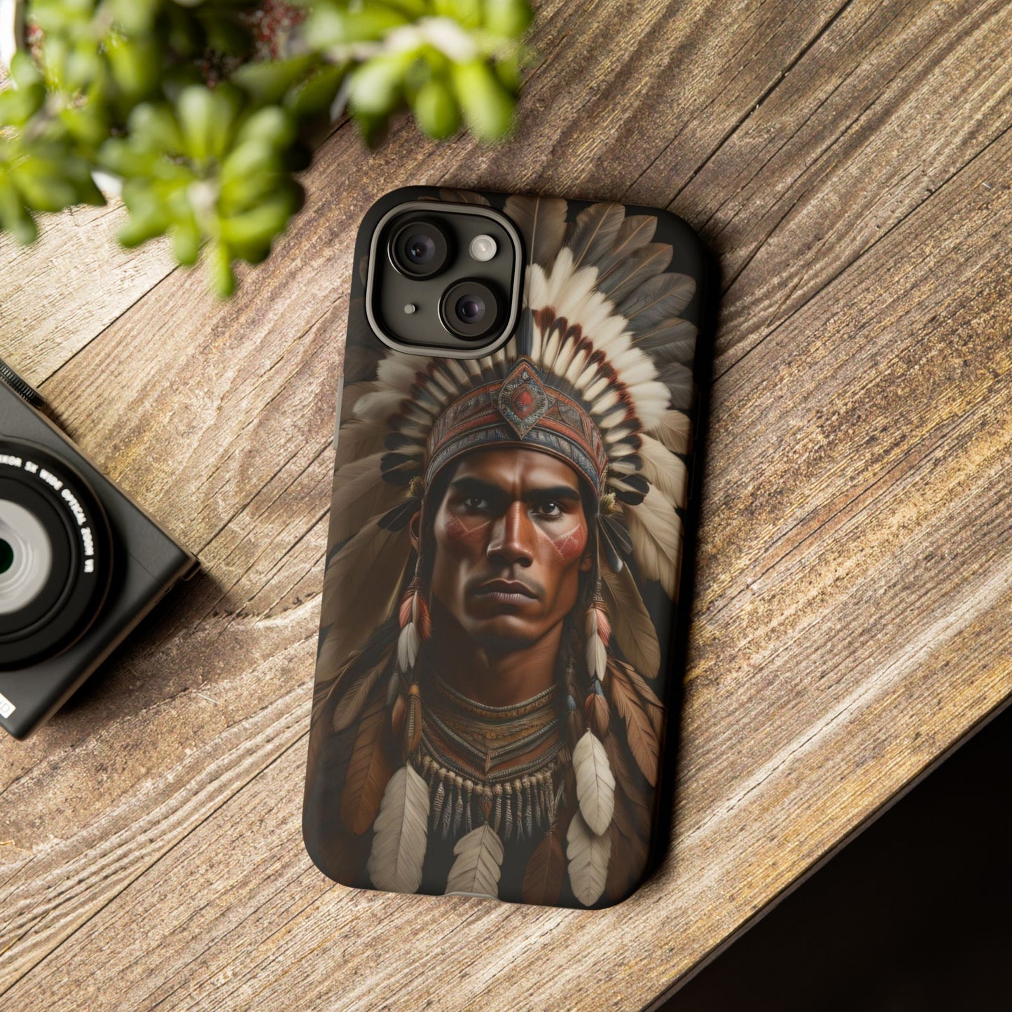 Native American Art Phone Case, Strong Culture Design, Unique Gift for Him or Her, Tough Cases, Customizable Protector, Tribal Style
