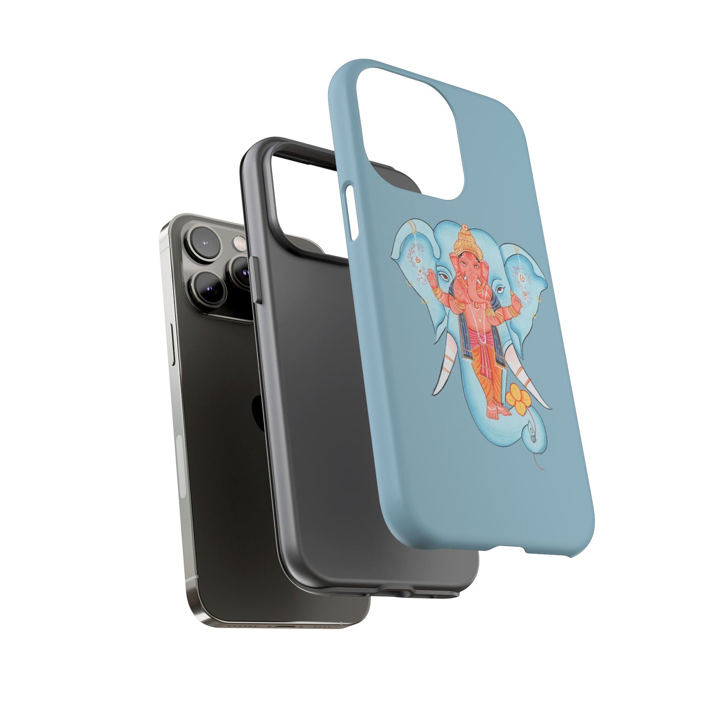 Tough Cases: Ganesh-Inspired Phone Case, Bohemian Phone Cover, Hindu Art Accessory, Festival Gift, Protective Phone Shell