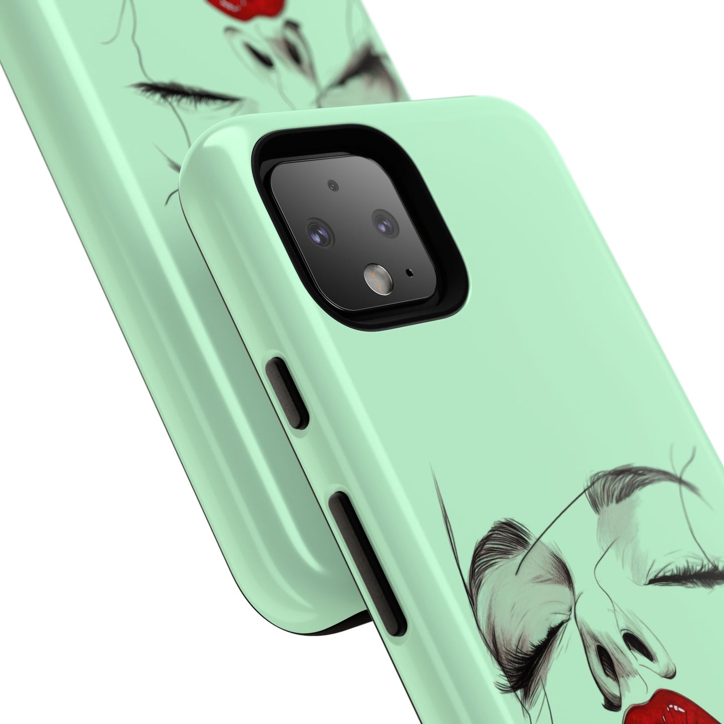 Stylish Phone Case, Artistic Phone Cover, Trendy Tech Accessory, Unique Cell Phone Protector, Gift for Her, Modern Aesthetic