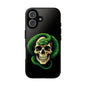 Skull & Snake Phone Case | Tough Cases, Protective Cover, Edgy Phone Accessories, Gothic Gift, Halloween Decor
