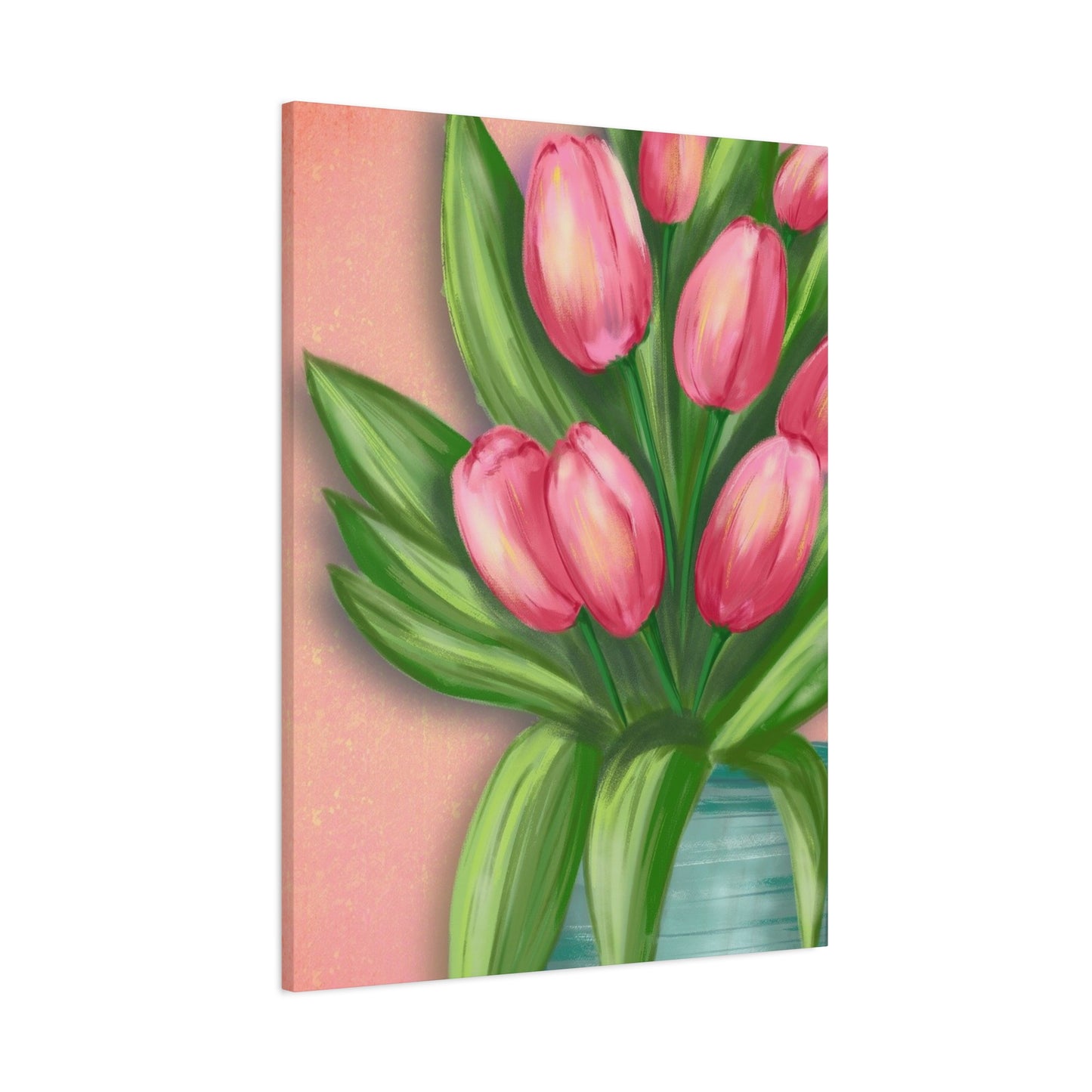 Matte Canvas, Stretched, 1.25" Tulips