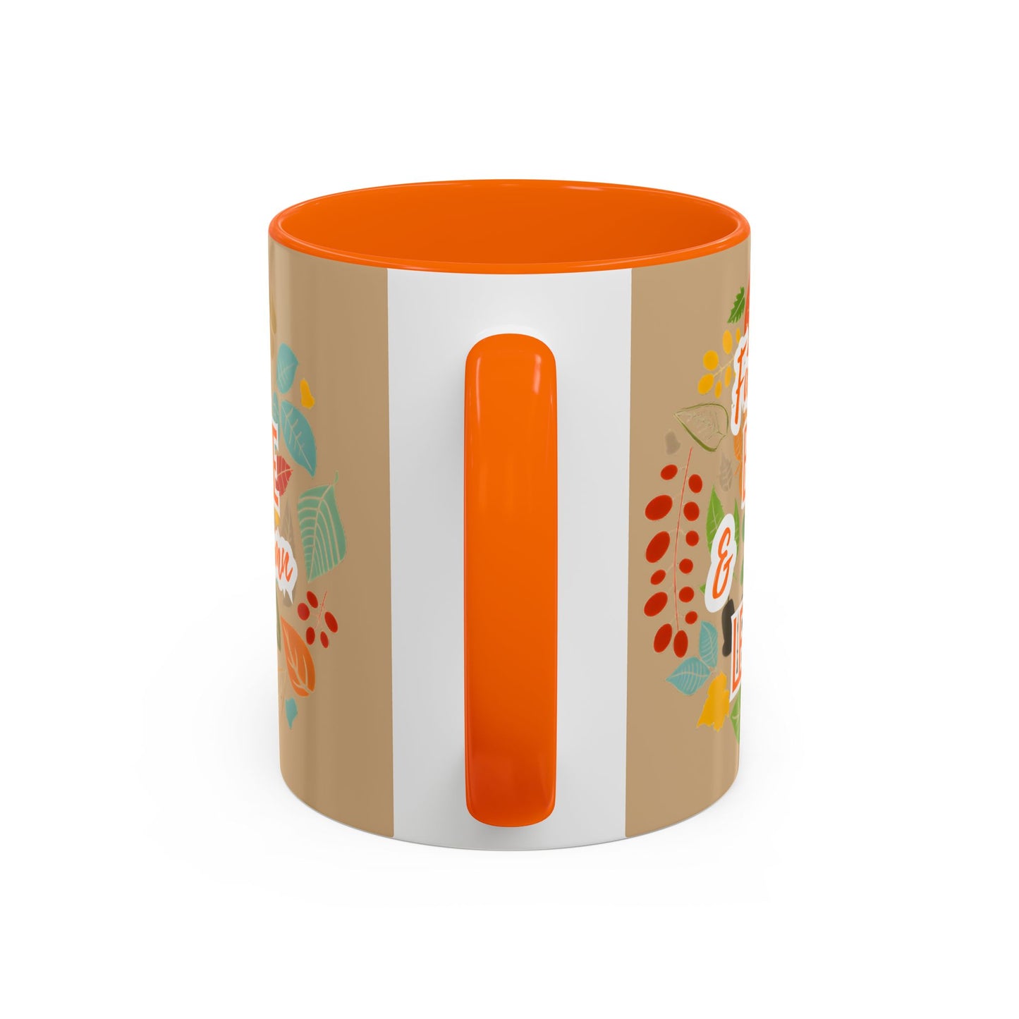 Fall Breeze & Leaves Coffee Mug, Autumn Mug, Seasonal Drinkware, Cozy Kitchen Decor, Perfect Gift for Fall Lovers