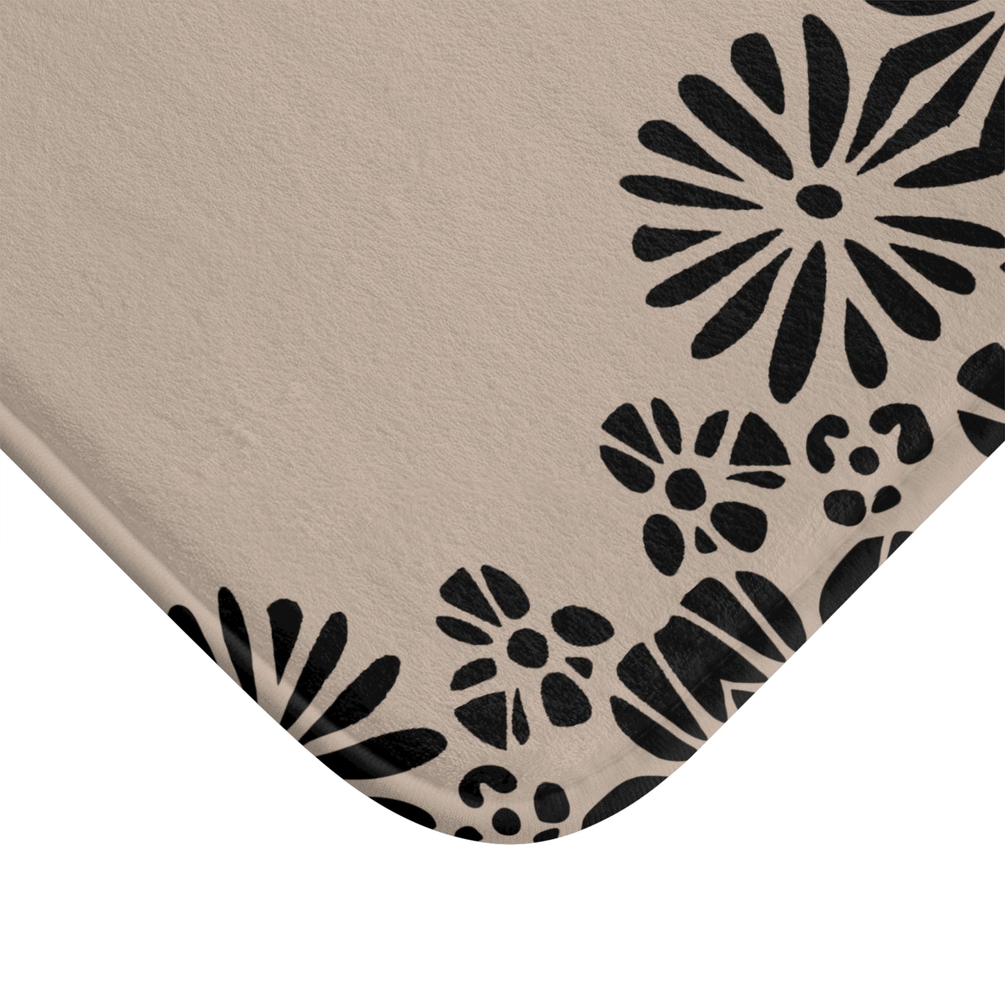 Floral Elegance Bath Mat - Chic Bathroom Decor, Home Spa Essentials, Gift for Her, Modern Design, Cozy Comfort