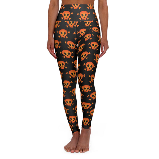 High Waisted Yoga Leggings  Halloween