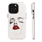 Stylish Phone Case with Artistic Lip Design, Femme Tech Accessory, Trendy Device Cover, Gift for Her, Unique Phone Accessories