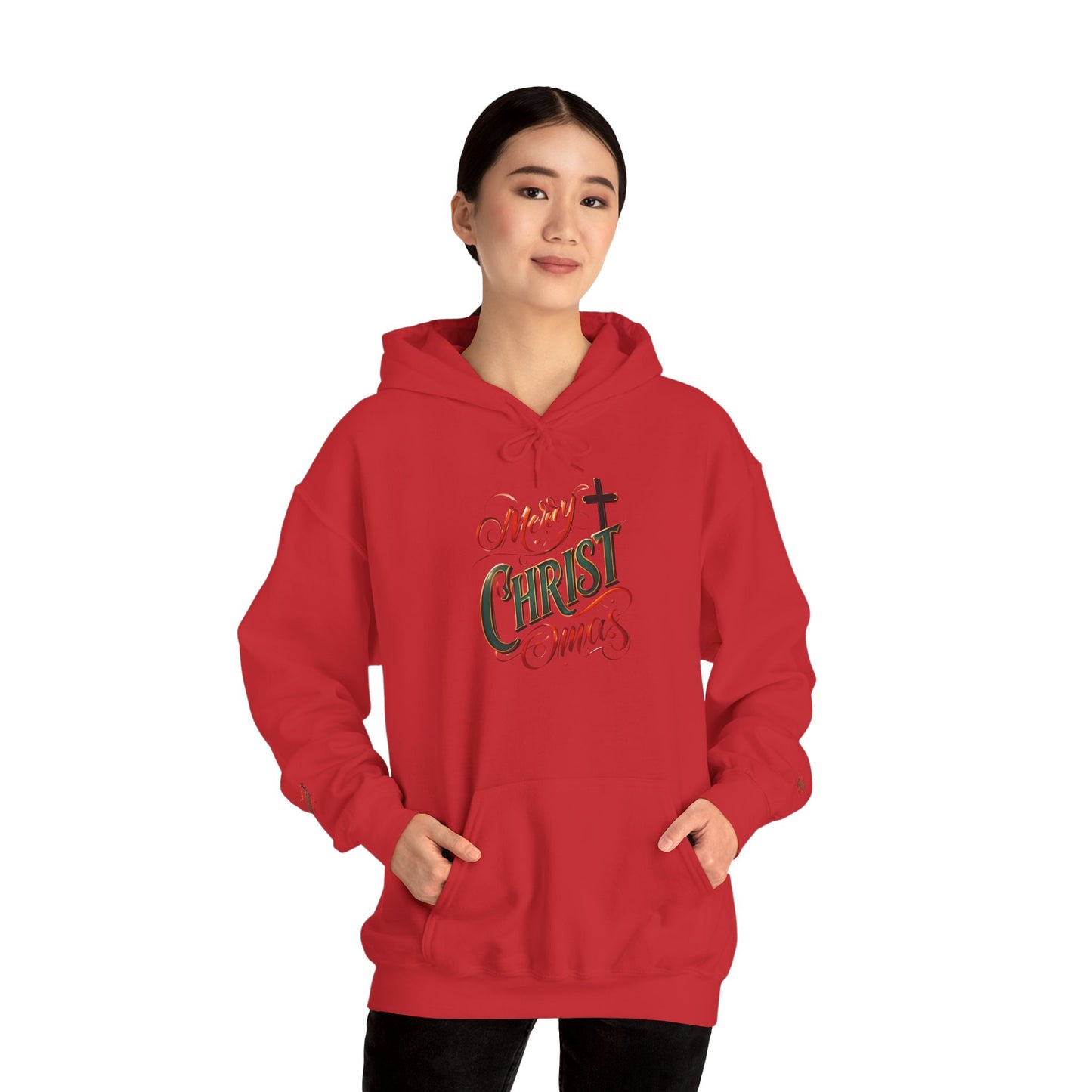 Merry Christmas Hoodie, Cozy Unisex Sweatshirt for Holiday Gatherings, Festive Gift Idea for Him/Her, Winter Apparel, Christmas Sweater
