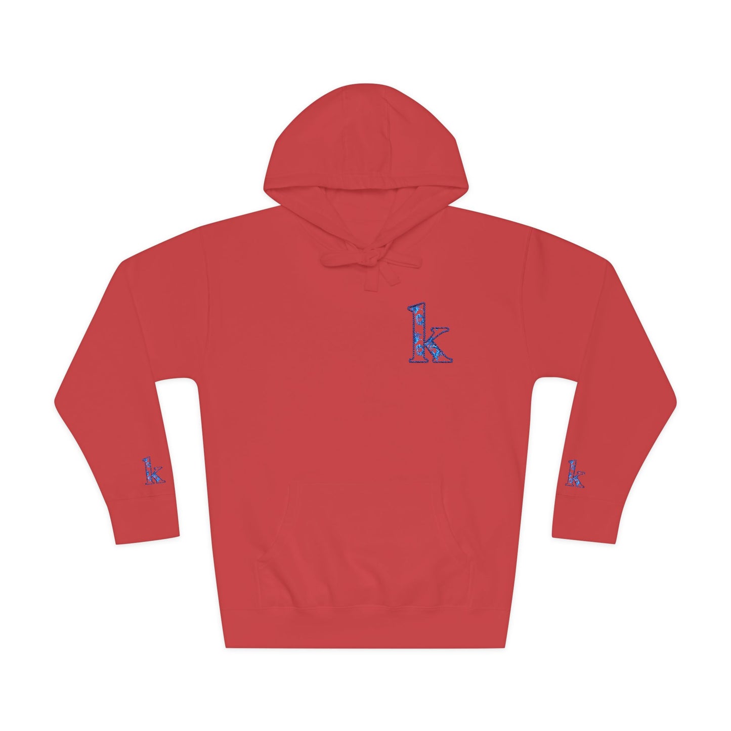 Cozy Floral Monogram Fleece Hoodie for Unisex - Perfect Gift for Birthdays, Valentine’s Day, Casual Wear, Adventure