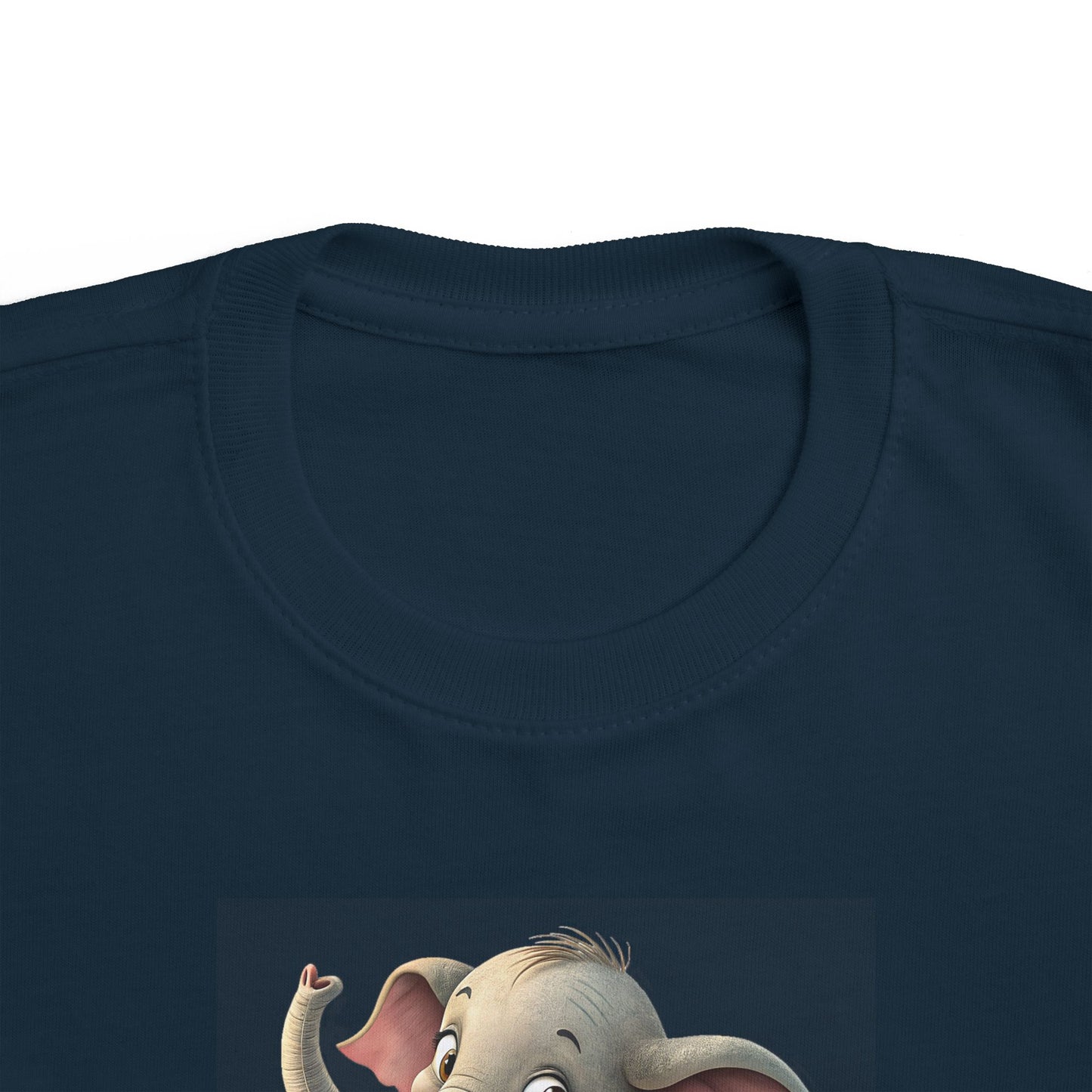 Cute Elephant Toddler Tee, Fun Summer Shirt, Kids Beachwear, Adorable Gift for Ages 2-5, Playful Animal Apparel