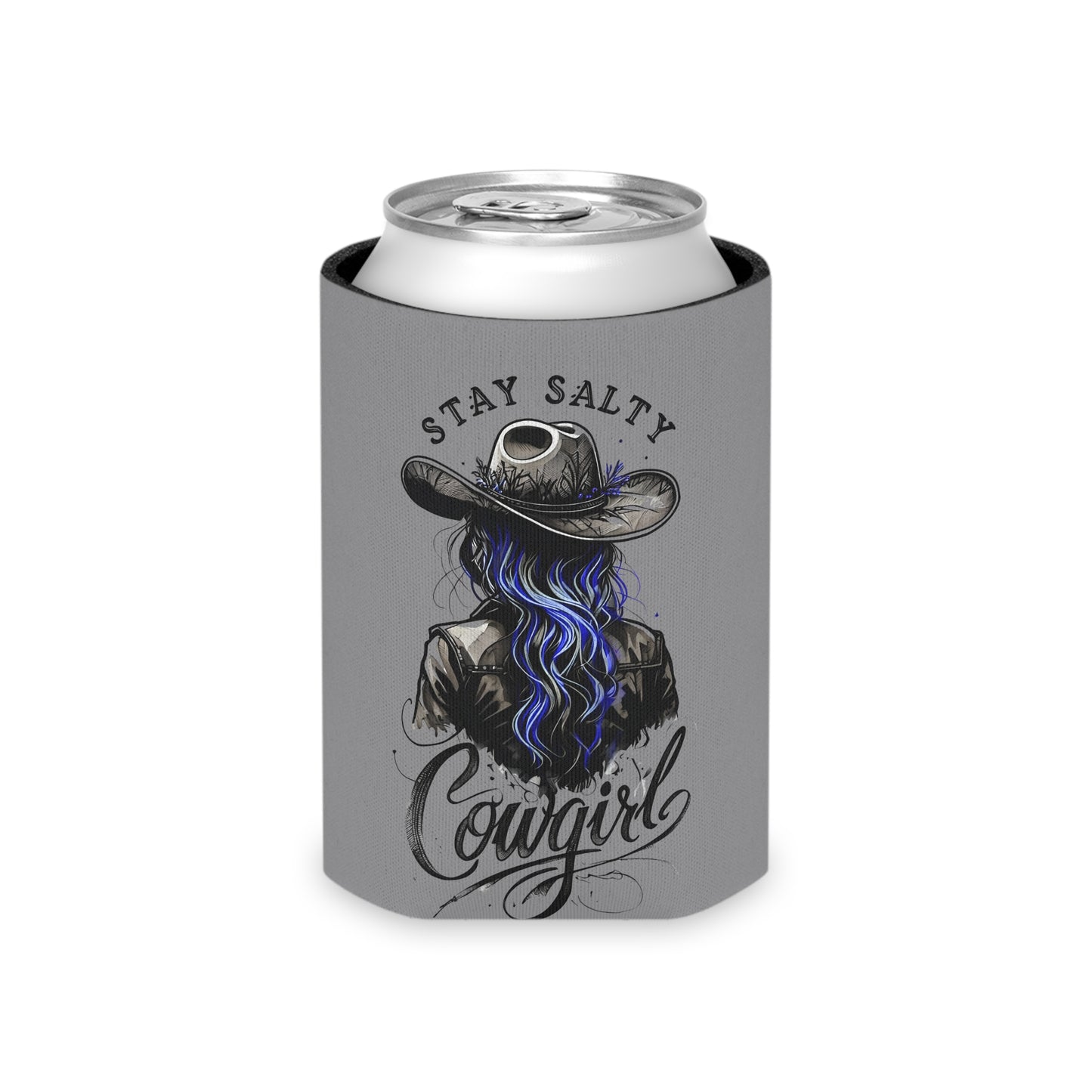 Stay Salty Cowgirl Can Cooler, Western Beverage Holder, Gift for Cowgirls, Outdoor Party Accessory, Summer BBQ Essential, Country [...]