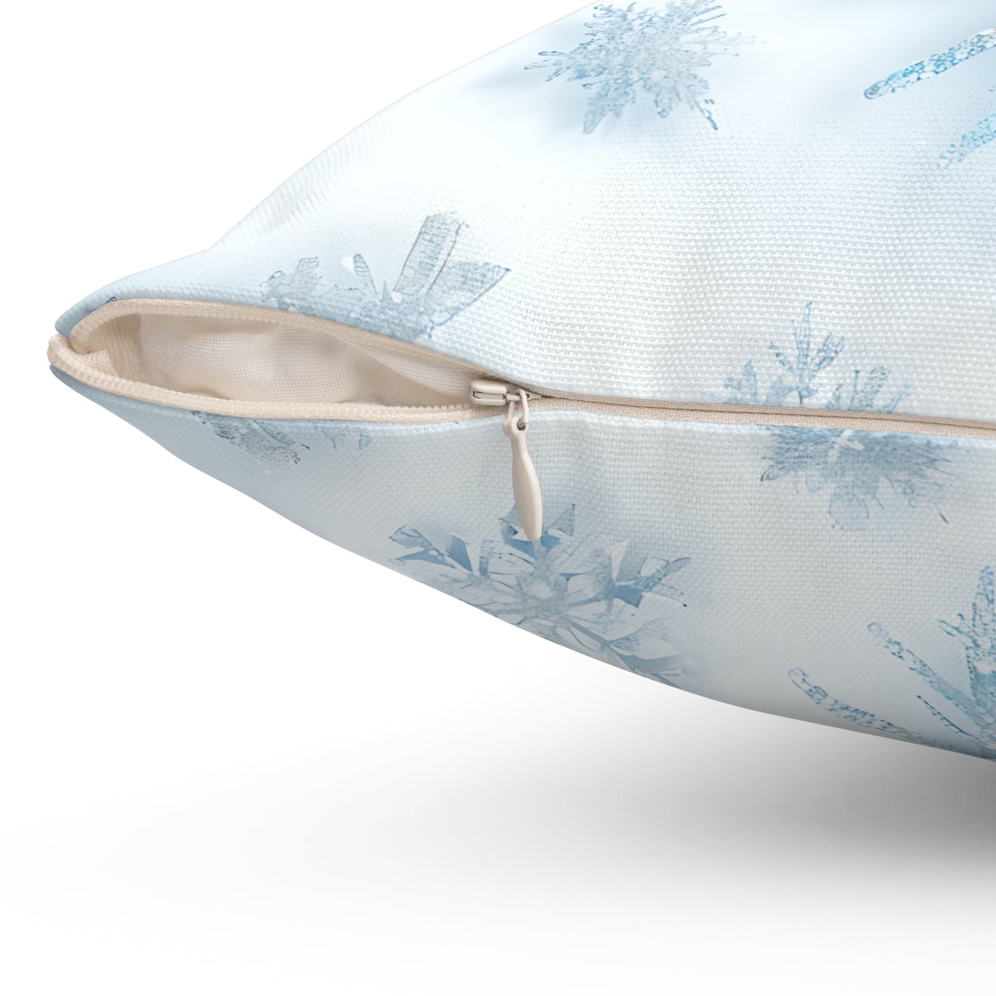 Winter Snowflake Decorative Pillow, Cozy Home Accent, Perfect Holiday Gift, Winter Decor, Snowflake Print Pillow