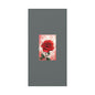 Red Rose Vertical Matte Canvas Print — Romantic Floral Wall Art